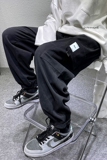 2021秋冬季束脚工装裤多口袋贴标长裤男宽松港风裤子，男装休闲裤，星座810(原QT5070)