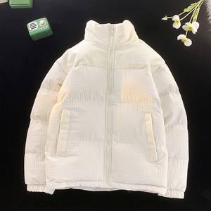 2024冬季新款灯芯绒拼接立领棉衣加厚玉米格外套MY8099-P120控158图片