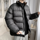 港风加厚棉衣男面包服立领宽松棉袄休闲外套MY6001，男装棉衣，星座810(原QT5070)