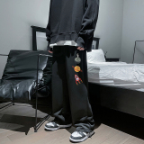 2021港风秋季简约休闲卫裤男潮流束脚裤，男装休闲裤，星座810(原QT5070)