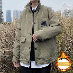 轻薄保暖羽绒服男帅气港风休闲外套 YR7313-P245控358图片
