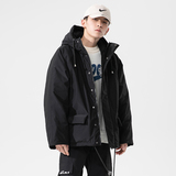 爆款主推!2021冬季连帽棉衣男潮流外套宽松上衣MY6002-P110控158，男装棉衣，星座810(原QT5070)