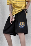2022夏天清凉印花短裤男裤子宽松五分裤运动裤DK1219-p25控38，男装休闲裤，星座810(原QT5070)