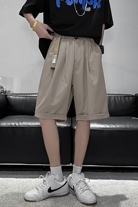 2025夏季新款纯色短裤潮男西裤宽松五分裤休闲裤DK1301-P45控68图片
