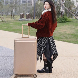 新款 2025冬季 宽松保暖夹克外套 酒红色派克棉服女短款 宋祖儿同款