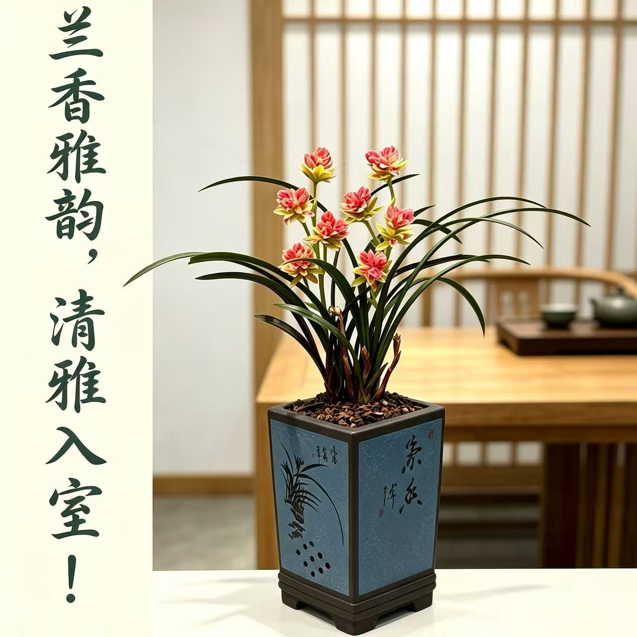 鸿运牡丹 （带花苞）建兰重瓣奇