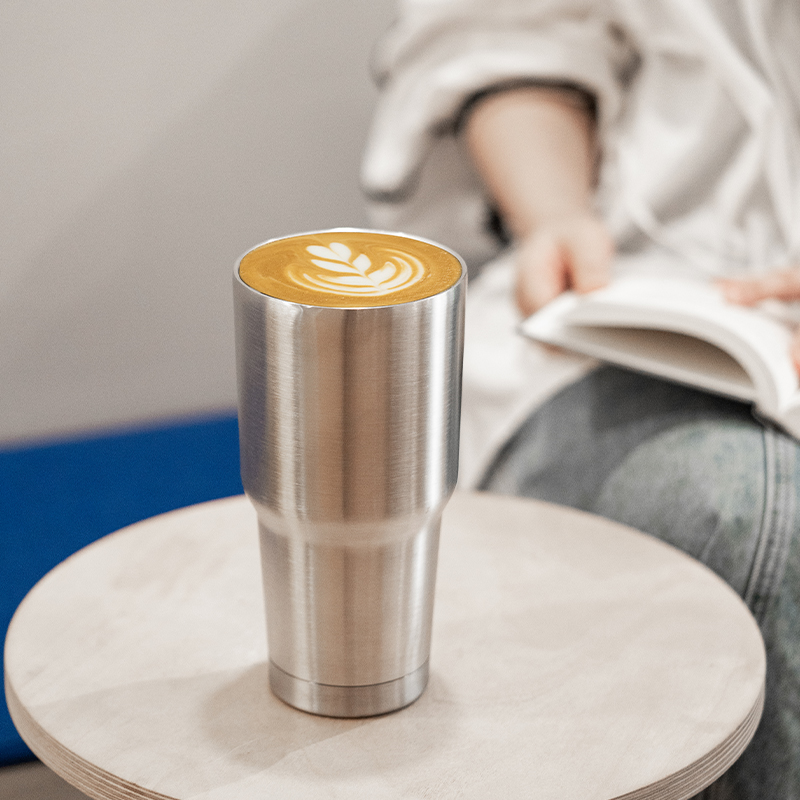 安买 304不锈钢冰霸杯大容量保冷保温密封吸管双饮杯车载