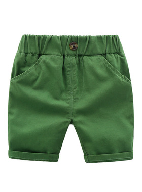 特价撤柜童装儿童帅气棉质五分裤舒适休闲中裤春季气质款kz2710