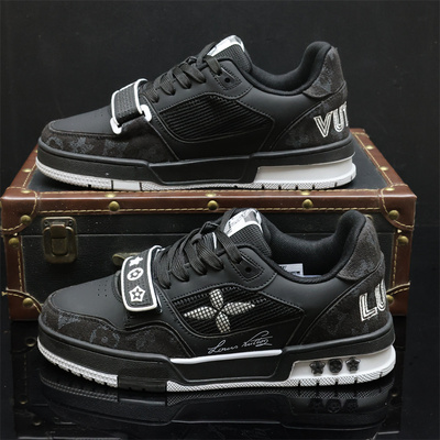 板鞋男鞋工装潮鞋百搭厚底隐形内增高情侣鞋美式高街休闲运动鞋子