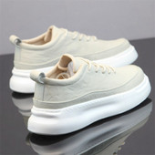 黑色潮鞋 厚底内增高运动休闲鞋 2022春秋新款 男士 小白鞋 男鞋 子板鞋