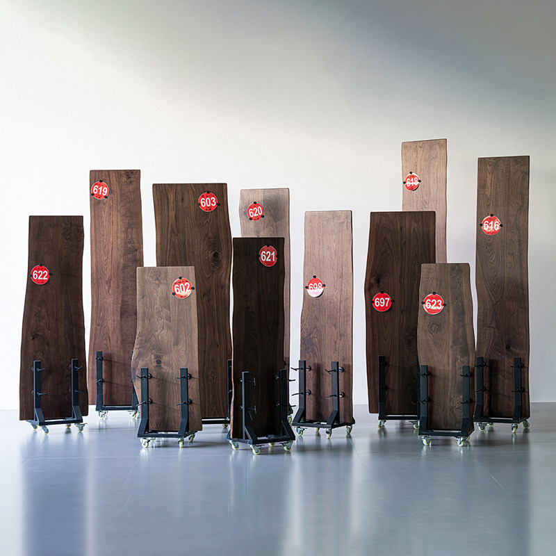 叁几 北美黑胡桃木餐桌原木自然边大板茶桌整板双拼实木桌面定制,住宅家具,实木餐桌,淘宝优惠券,粉丝福利购,淘宝优惠卷