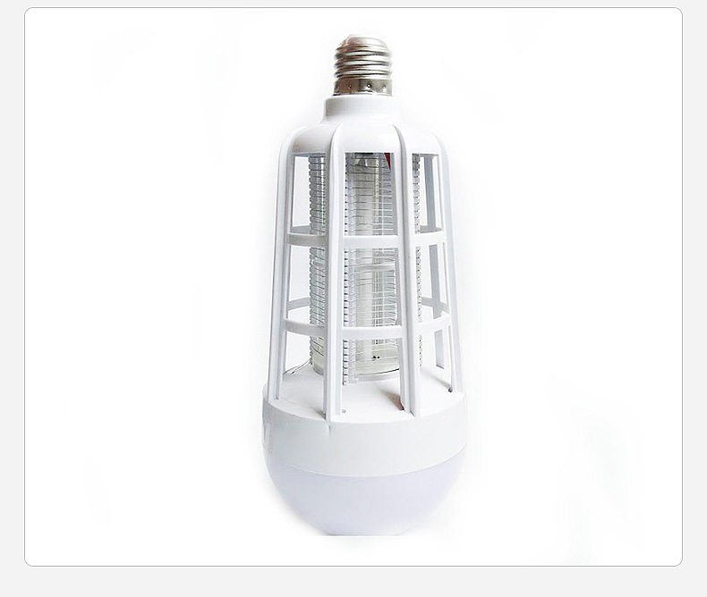 LED MOSQUITO KILLER LAMP HOUSEHOLD LIGHTING DUAL-PURPOSE PURPLE LIGHT 220VE27 THREAD 12W INSECT TRAP PHYSICAL INSECTICIDAL HOTEL DORMITORY
