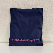 小布自制24年ins新款 斯德哥尔摩美术馆周边单肩包帆布包学生拉链