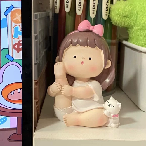 Творческая милая йога девочка -машина на рабочем столе украшения подарка на день рождения подарок для подруги на китайском День святого Валентина Смешная девушка