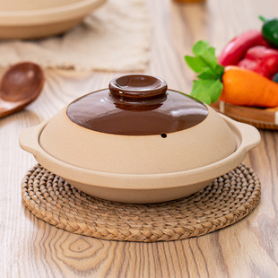 老式土砂锅家用煲仔饭炖锅燃气灶小沙锅陶瓷锅专用瓦煲煲汤耐高温