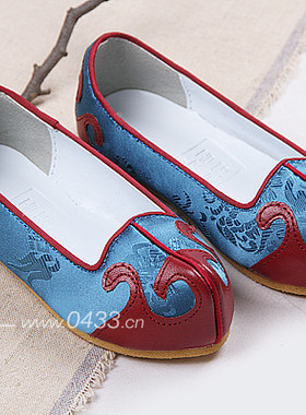 韩国进口儿童勾鞋/男孩鞋/儿童韩服鞋/一周岁洋缎子鞋/H-P02994