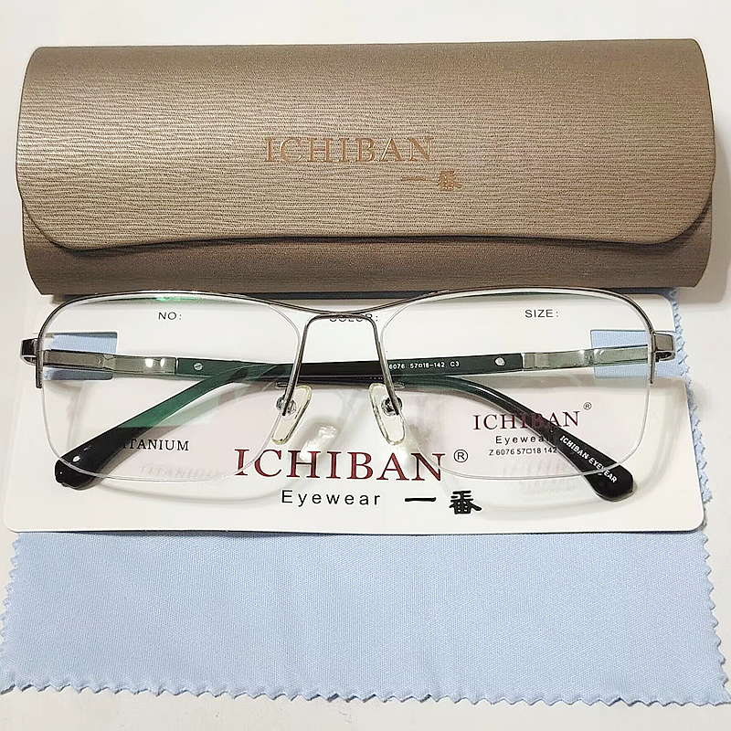 半框男款超轻眼镜架近视眼镜框男