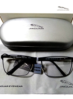 新款眼镜框镜架近视眼镜框捷豹眼镜 35051 1014 全框男款纯钛眼镜