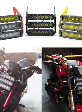12V超亮LED排灯msx125SF M3小/大猴子小怪兽 电动摩托车外置大灯