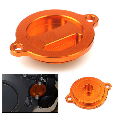 适用于KTM DUKE125 200 390改装配件机油过滤罩盖机油滤芯装饰盖