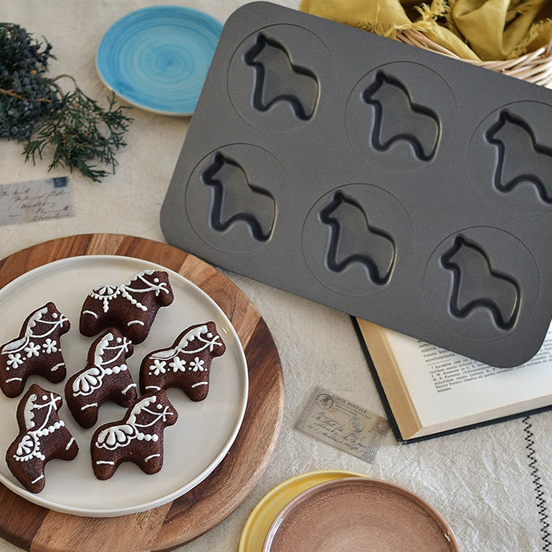 日本COTTA不沾动物烘焙模具碳钢