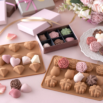 FL耐高温花朵冰块硅胶模具