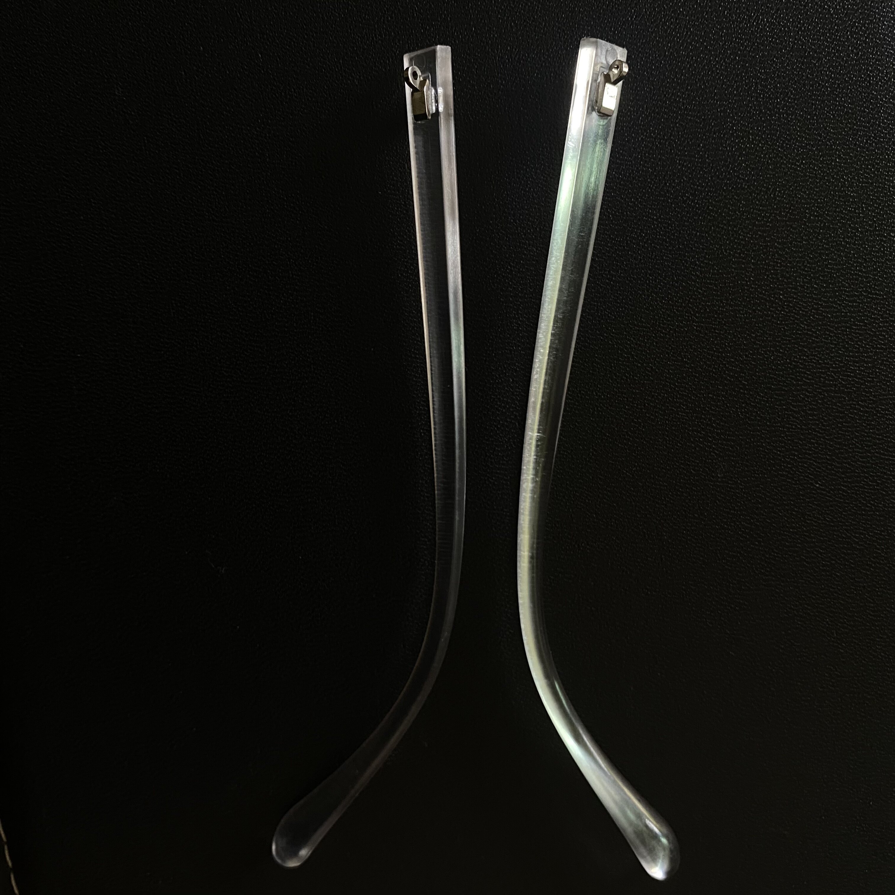 透明眼镜腿配件8mm通用高清