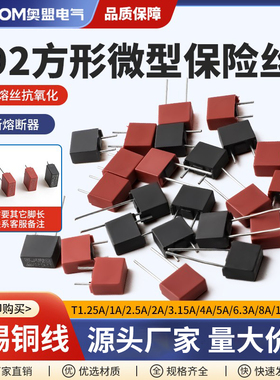 392方形保险丝 250V保险管 慢断 T 1A 2A 3.15A 4A 5A 6.3A 8.5*4