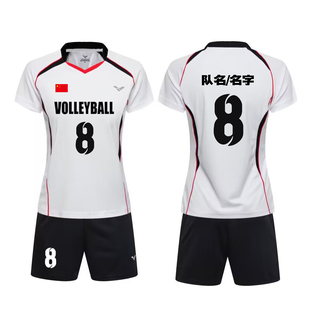2025新款排球服定制男女比赛训练队服套装速干学生运动气排排球衣