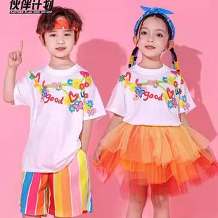 出租六一演出服啦啦队表演服装小学生毕业照班服幼儿园合唱蓬蓬裙