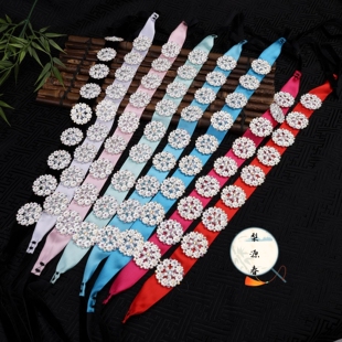 京剧越剧戏曲贵妃旦角化妆头饰头面青衣花旦演出表演水钻泡条新款