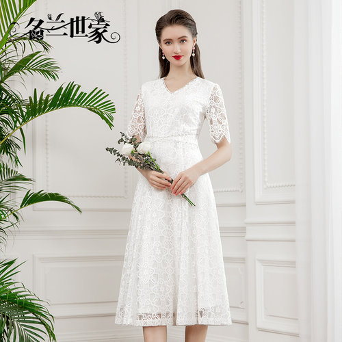名兰世家婚礼妈妈礼服连衣裙高贵