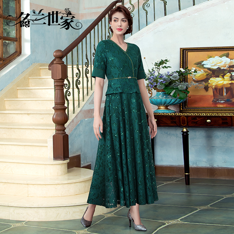 名兰世家原创品牌设计师连衣裙