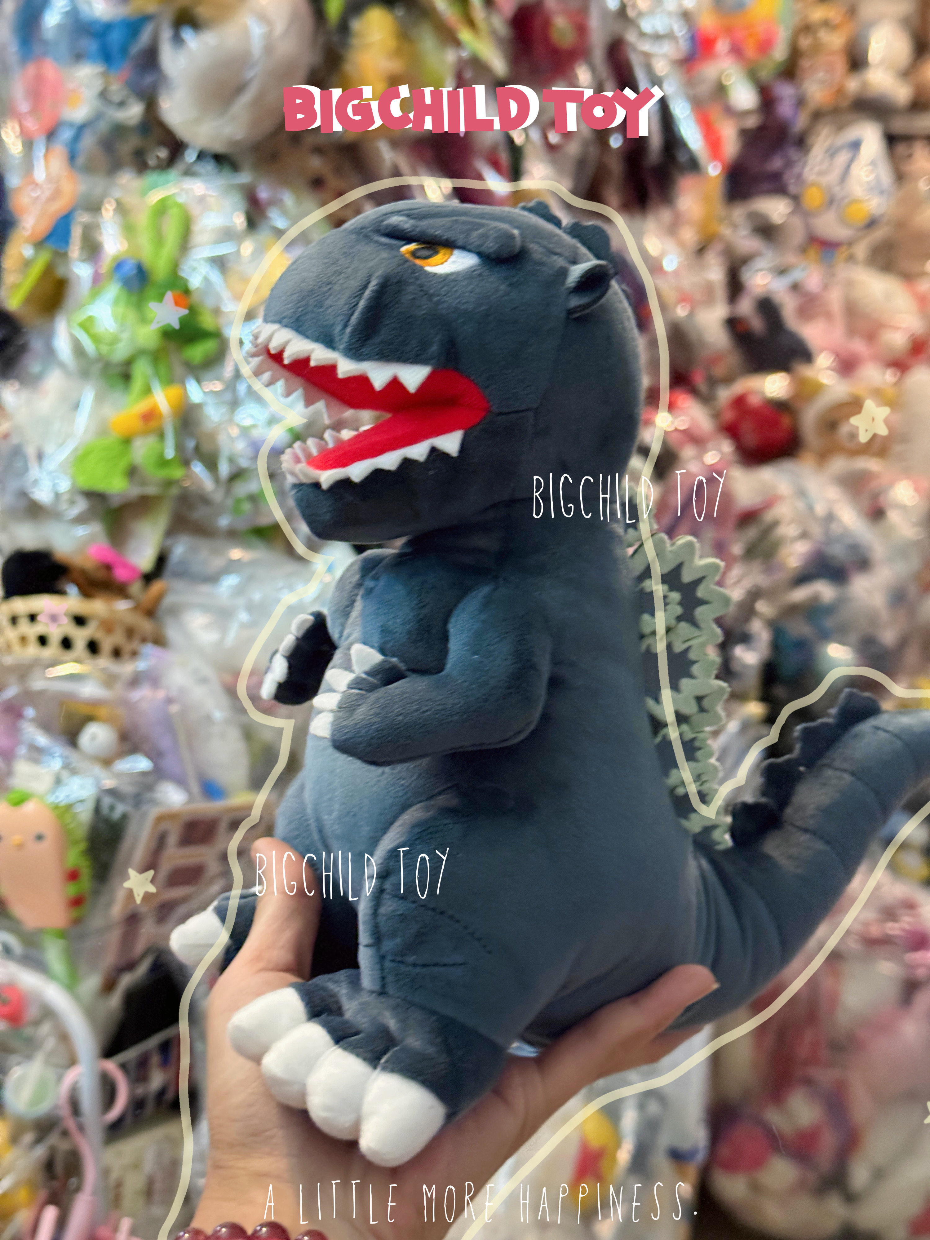 外单大阪GODZILLA STORE哥斯拉毛绒玩偶摆件收藏公仔娃娃生日礼物