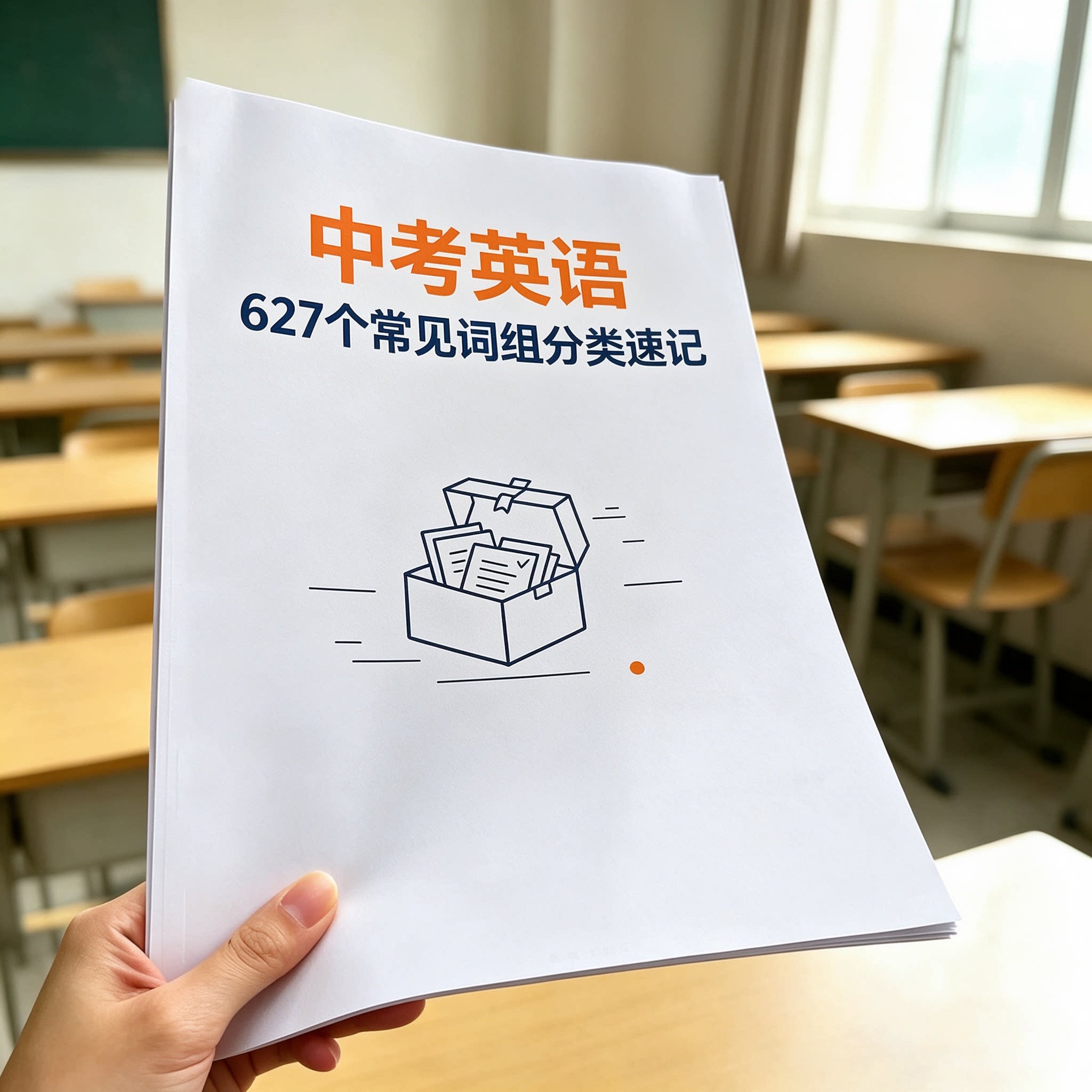 中考英语627高频词组必背本