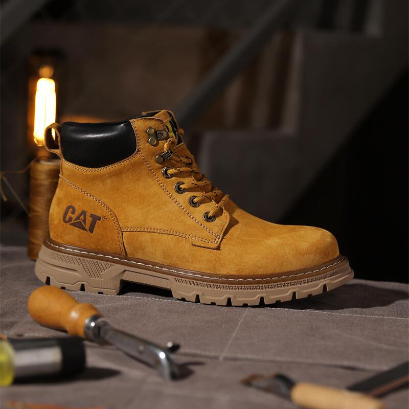 CAT卡特马丁靴男鞋冬季新款黄靴