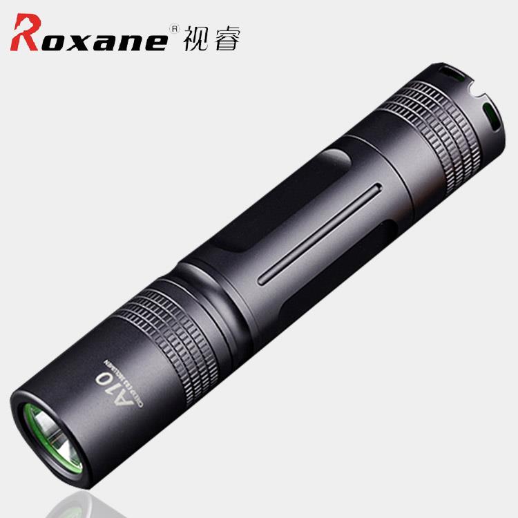 正品包邮视睿A10-LED直筒迷你高亮强光小手电筒骑行充电18650防身