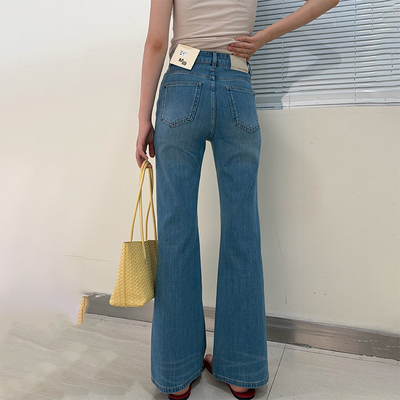 【M家高货】2026夏季薄款四面弹微喇裤女不贴腿喇叭牛仔裤女神裤