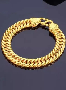 金色老板霸气手链男女情侣款