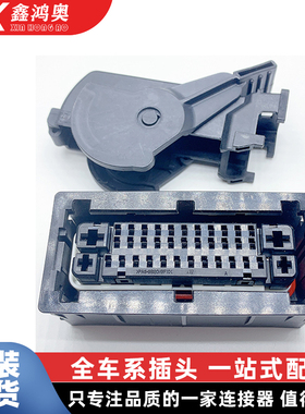 现代ABS电脑线束插头2005238-1起亚ABS泵 接插件塑壳连接器现代插