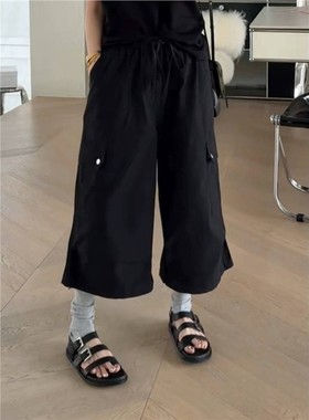 秒发25秋款欧货诗歌兰 25310高级感知性户外口袋休闲裤工装裤女