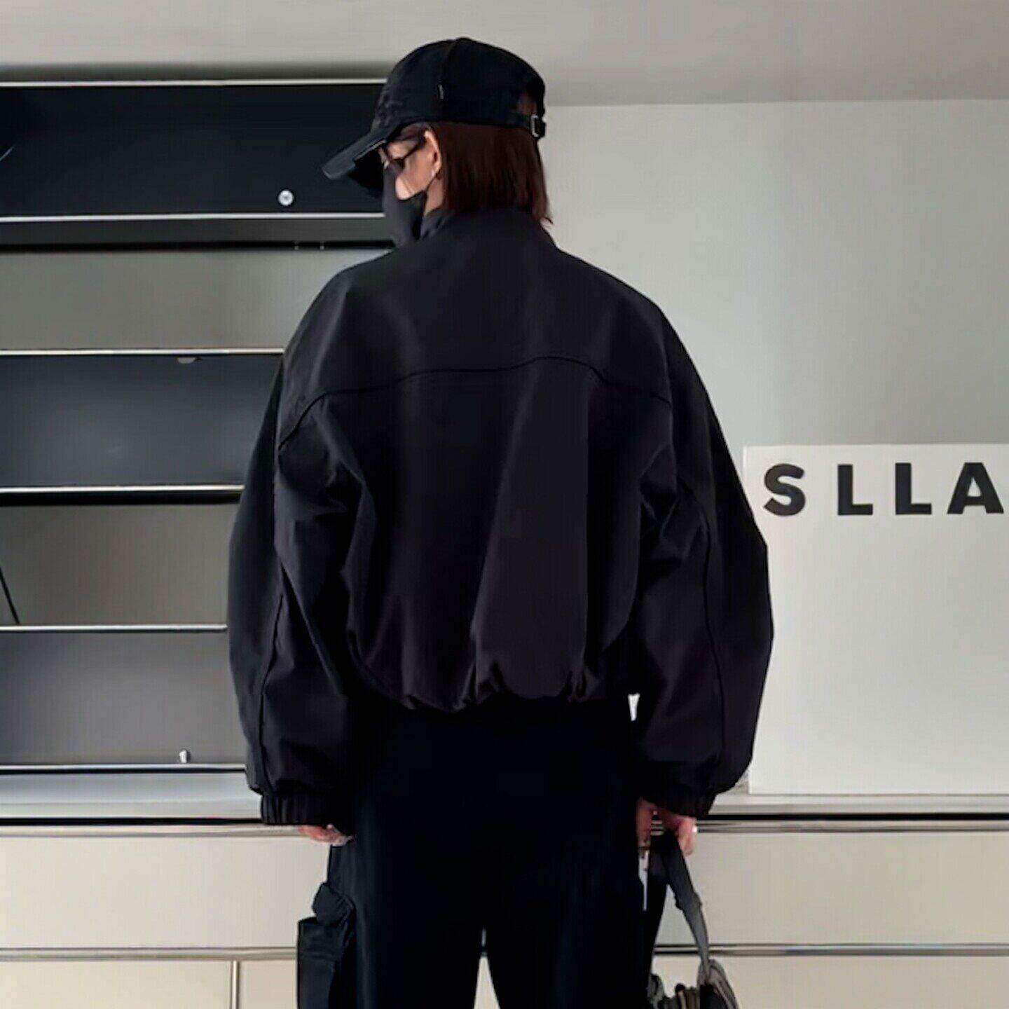 热卖诗歌兰女装4101春款2026年新羊角袖冲锋衣中性风短外套新品