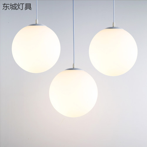 婚庆吊灯简约现代服装店吧台圆球餐厅过道灯创意个性球形橱窗灯具 - 封面
