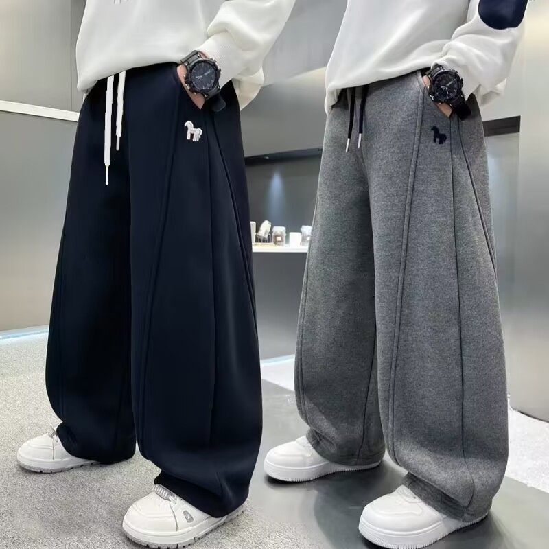 秋季中大童男女孩直筒卫裤百搭