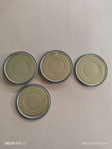 401马口铁易拉盖出口级别的品质没有中英文印刷耐高温水煮不生锈