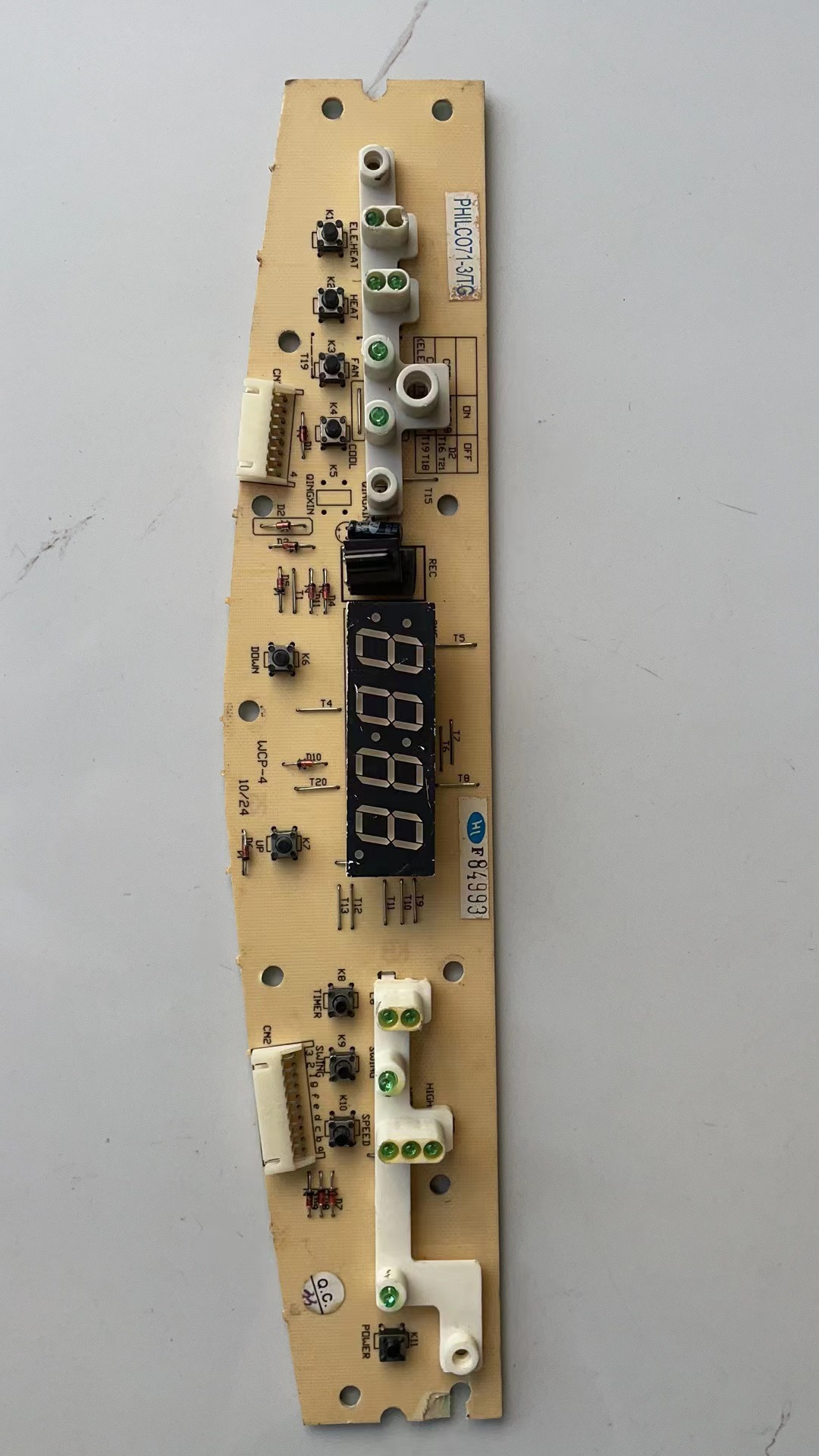 原装空调显示屏 显示器 灯板 WCP-4 PHILO71-3/TG