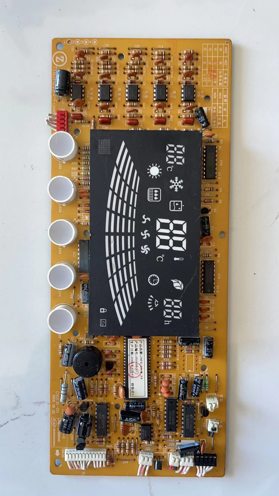 原装志高空调冷暖2P柜机显示线路板 ZKFR-51LW 24   TG4(70)3X6-Z