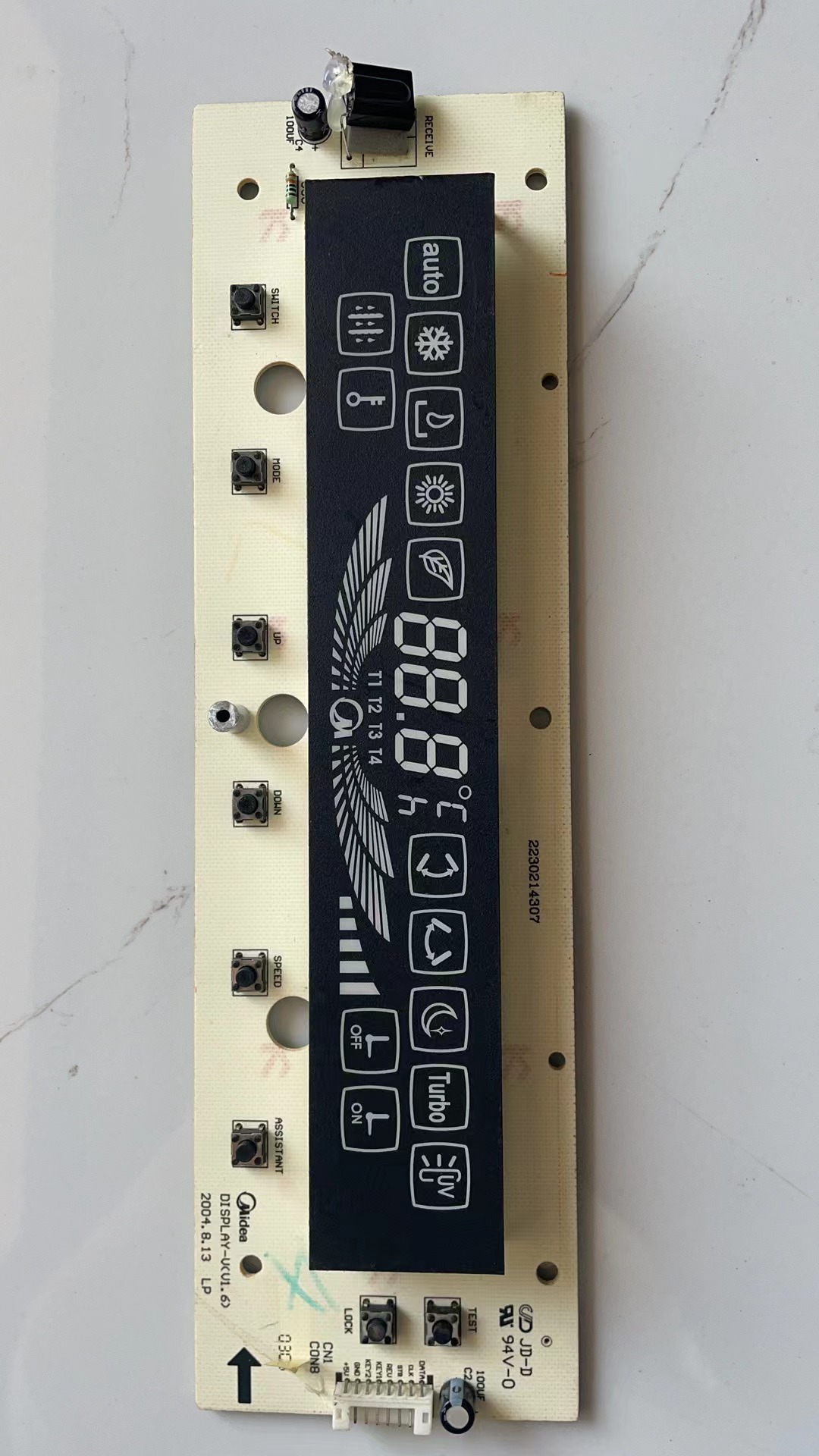 美的空调显示板屏KFR-72LW/DUY-V接收控制版电路板主板2230214307