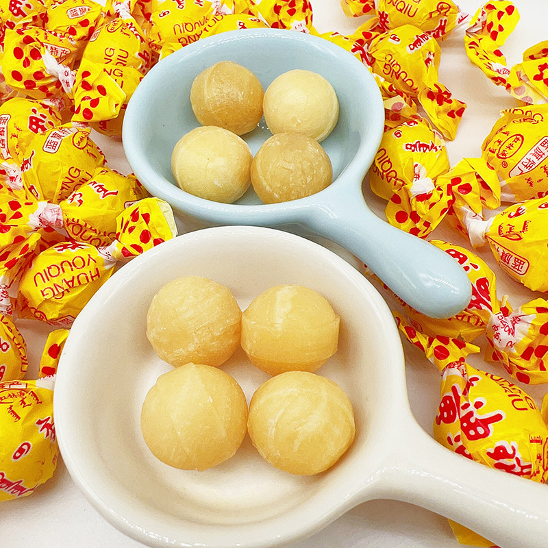 老式水果糖硬糖虹林源黄油球70年代水果糖正蓝旗糖小时候糖果