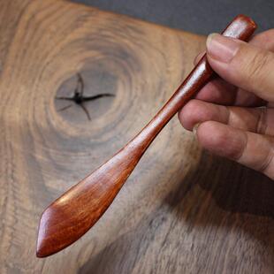 木质西餐刀黄油刀果酱抹刀奶酪吐司涂抹小刀面包奶油刀面膜调拌刀